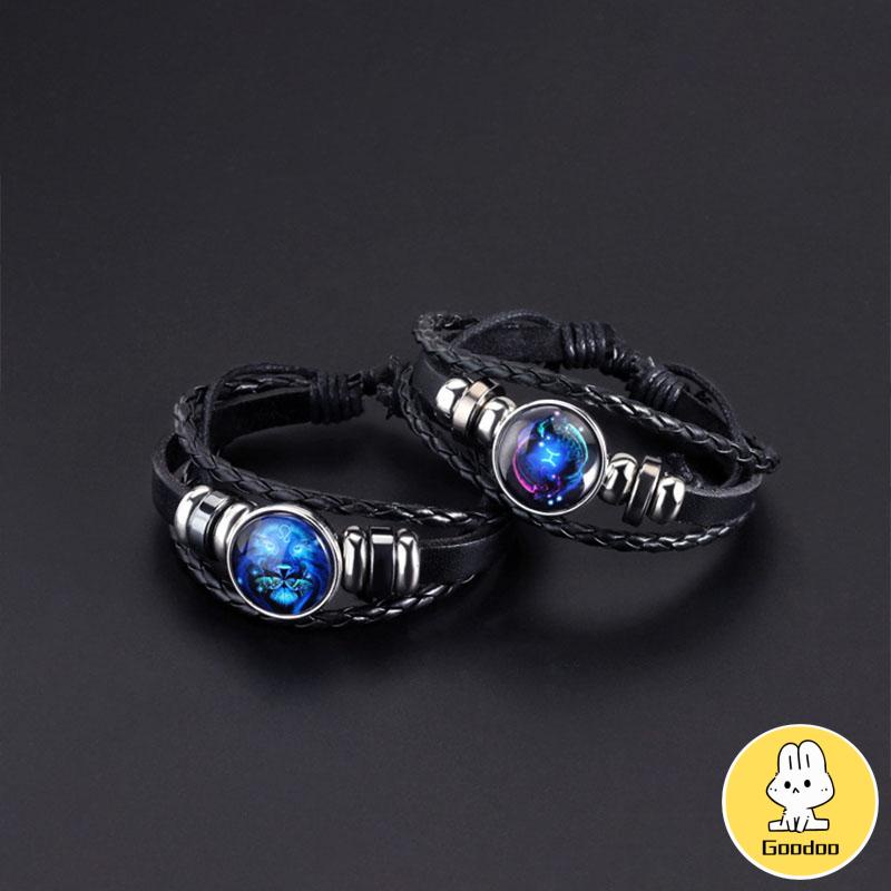 Gelang konstelasi Gelang Zodiak Import Gelang Manik-manik Batu -Doo