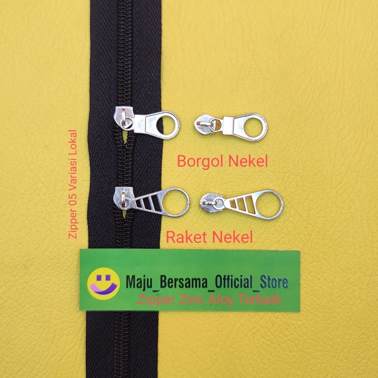 Zipper Zinc Aloy - Kp.Resleting No.05 Variasi 002 ( Import &amp; Lokal ) SK1