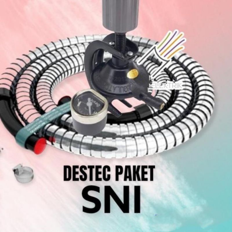 Destek   ,  Desteg , Paket selang gas + regulator meter , Destec