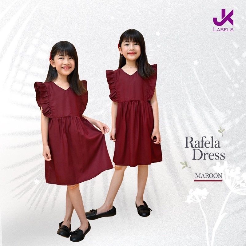 RAFELA DRESS - JK LABELS RAFELA DRESS / DRESS ANAK 1-8 Tahun