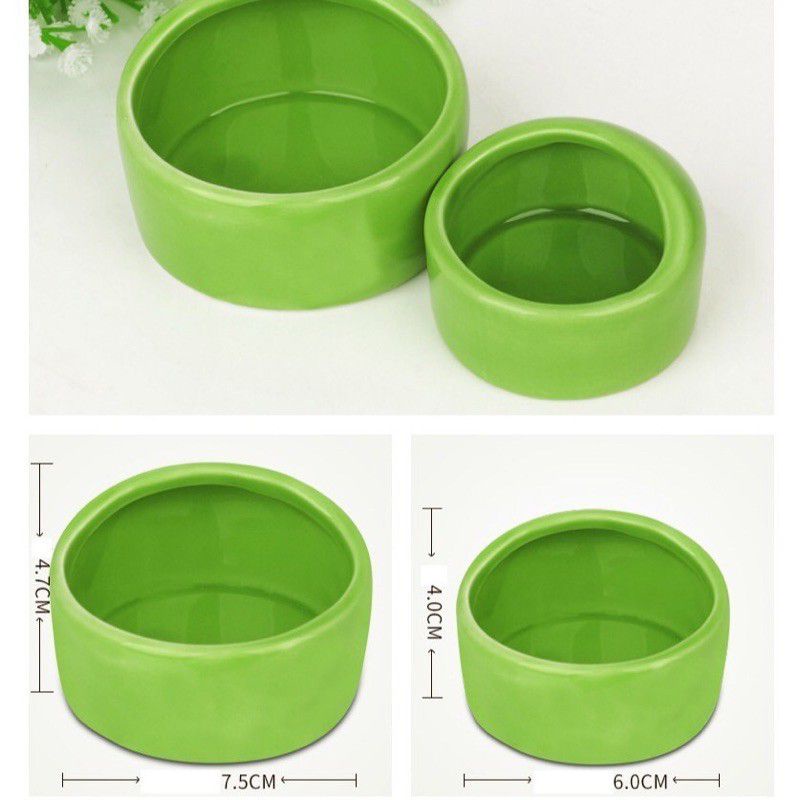 HAMSTER CERAMIC BOWL TEMPAT MAKAN HAMSTER KERAMIK MANGKOK HAMSTER