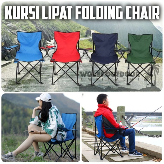 Kursi Kursi Lipat Memancing / Camping / Portable Folding Ukuran Besar