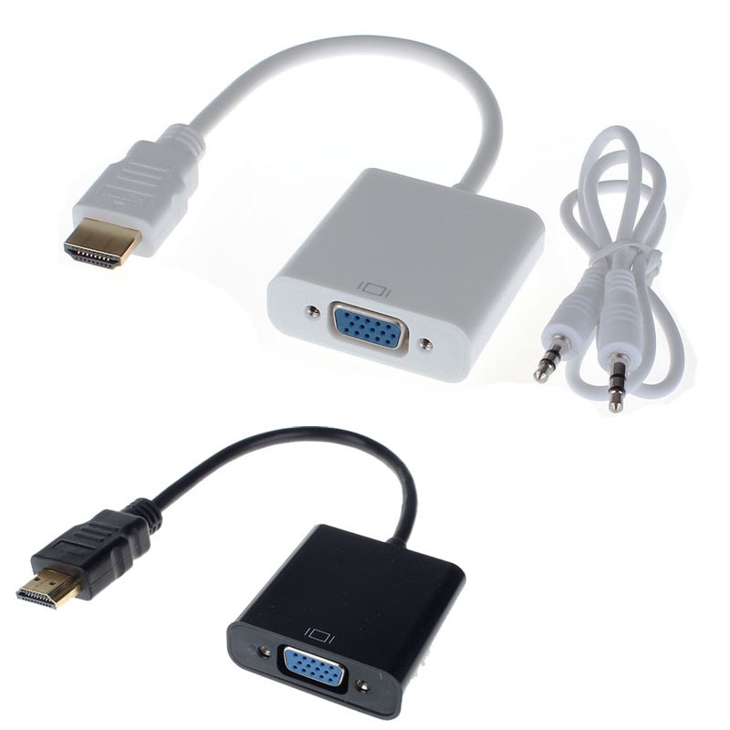 HDMI to VGA Adapter with Sound Cable