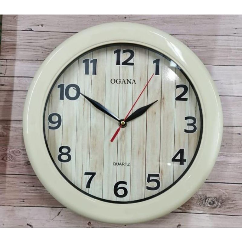 DINDING OGANA DIAMETER JAM DINDING OGANA DIAMETER 30 CM Polos
