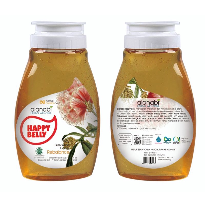 

Alanabi Happy Belly Pure White Honey