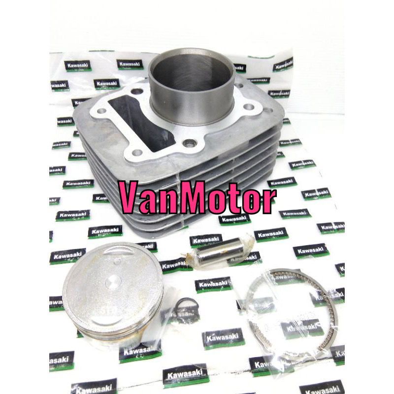 BLOK SEHER KLX150 KLX 150 S L DT DTRACKER TREKER KAWASAKI 1SET RING PISTON UKURAN 63