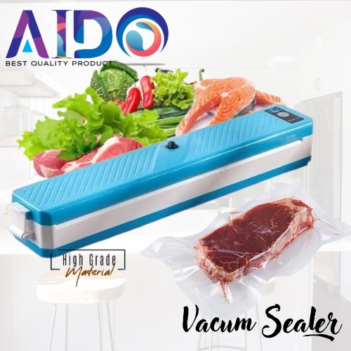 Mesin Vacum Sealer Plastik / Vacuum Udara / Vakum alat bungkus makanan 4380