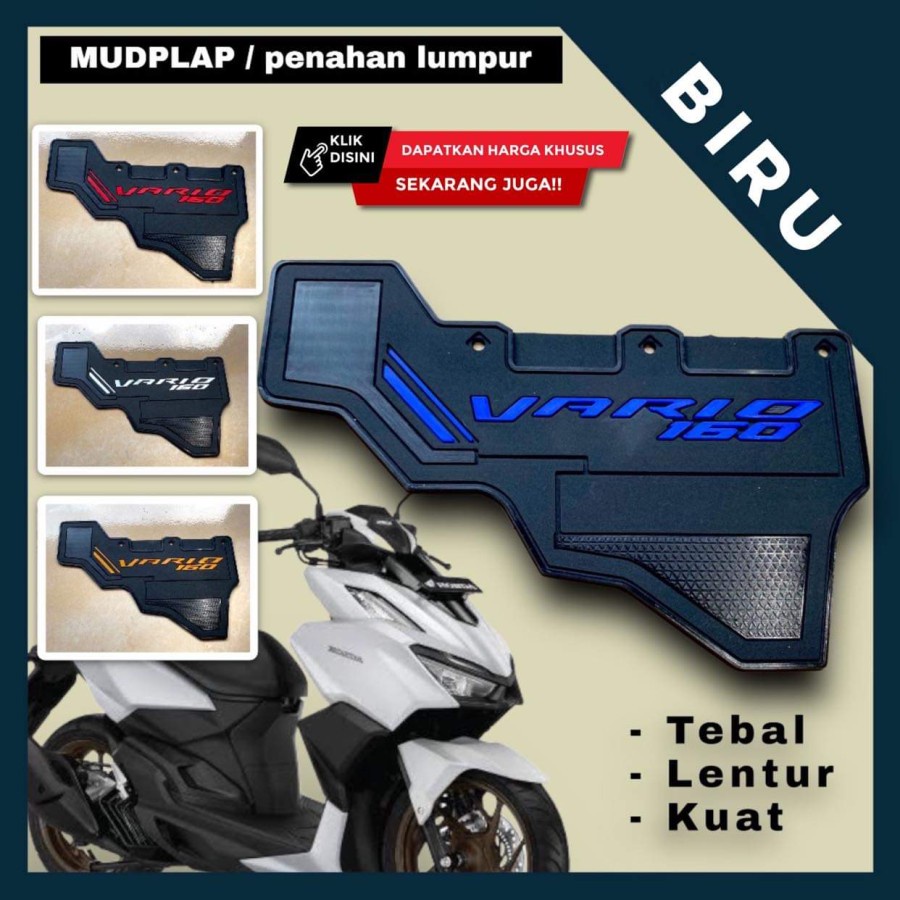 Mudflap Karet Kolong New Vario 160 Pelindung Lumpur Vario 160 Premium