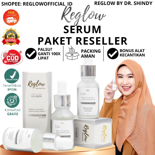 Reglow Serum Paket Reseller 10 Pcs Kirim Seluruh Indonesia