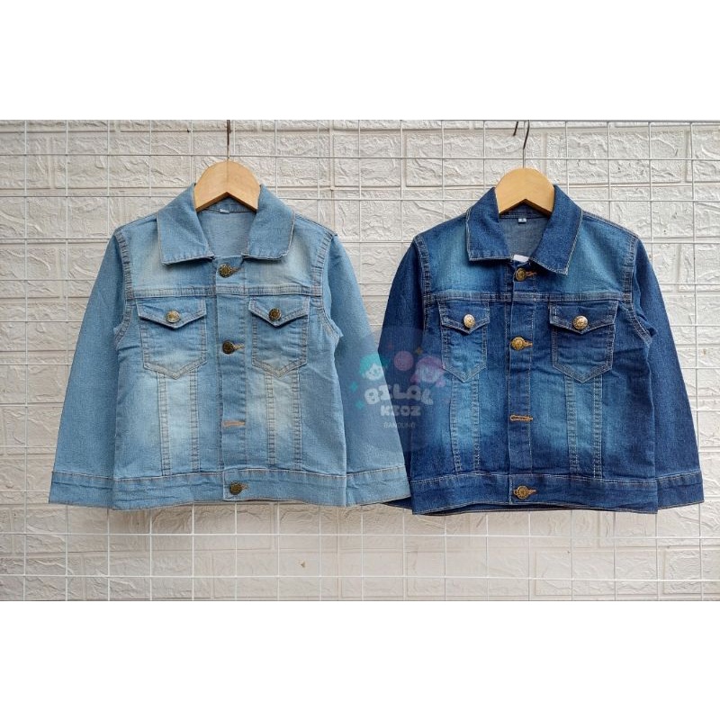 JAKET JEANS ANAK UNISEX  1-12th