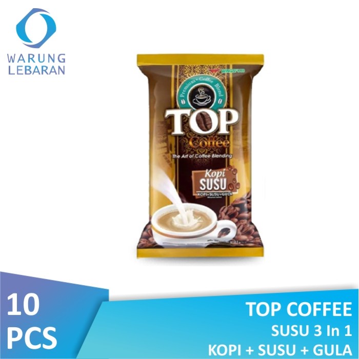 

Top Coffee Susu 3in1 31gr (Isi 10 Pcs)