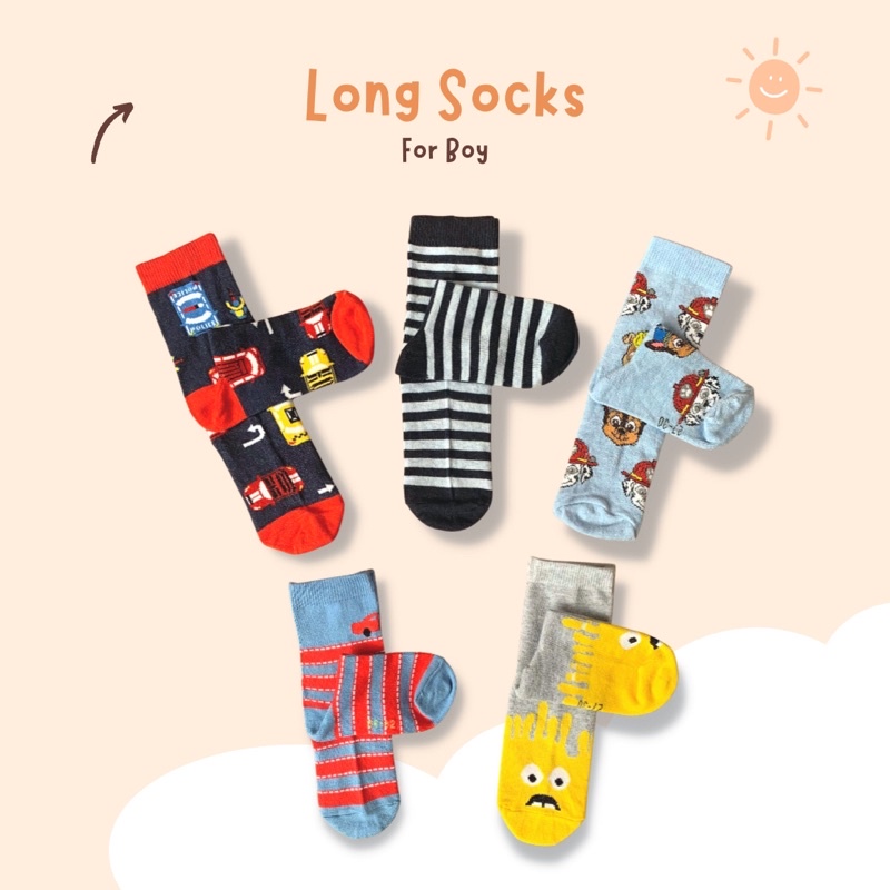 Yobebee - Kaos Kaki Bayi / Kaos Kaki Anak / Kaos Kaki Balita / Kaos Kaki Anak Lucu