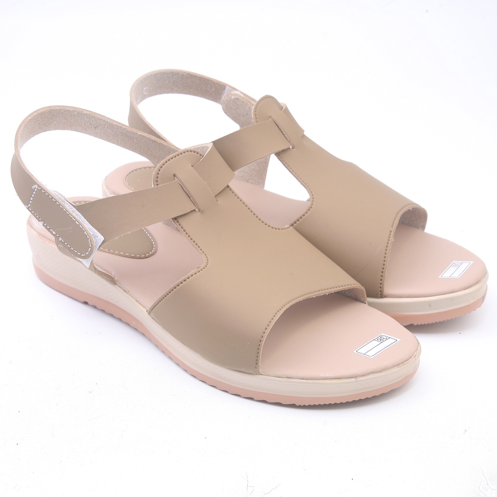 Lexy - Claudia Sandal Wanita Kokop Tali Gladiator Strap Perekat