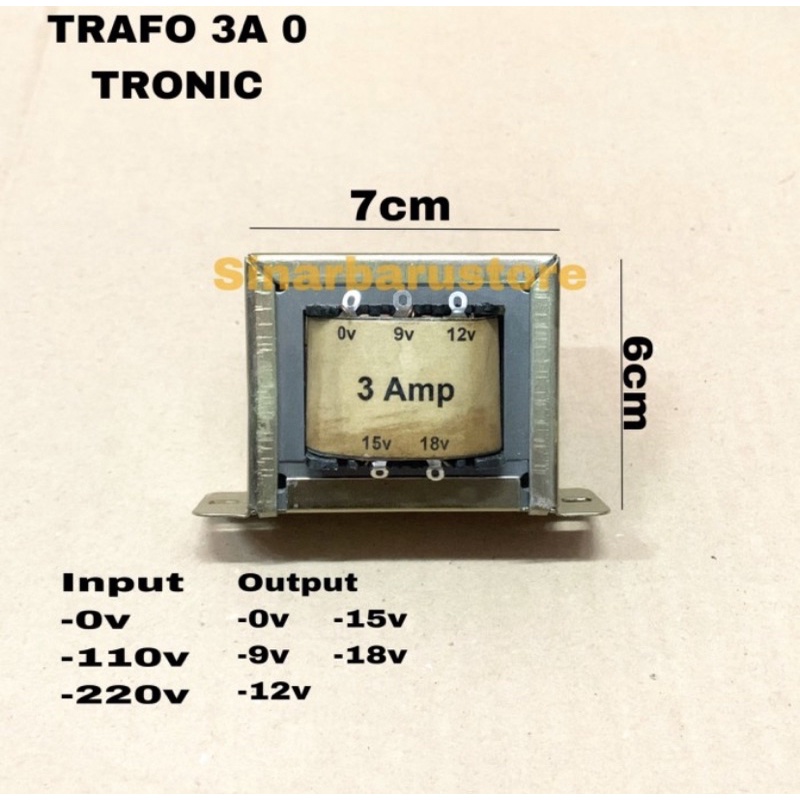 Travo/Trafo 3A 0 (Nol) Tronic