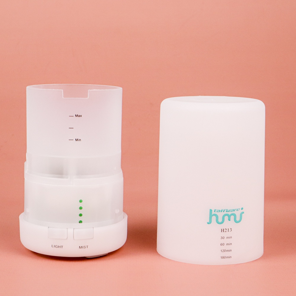 Taffware Air Humidifier Ultrasonic Aromatherapy Oil Diffuser RGB Lamp - OMHAMYWH