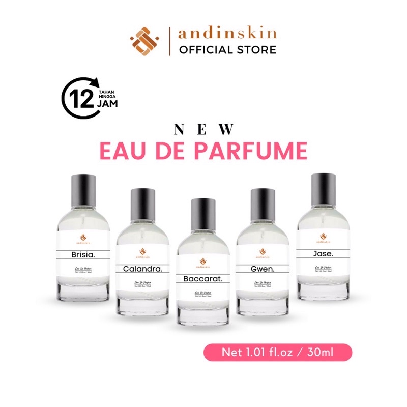 ANDINSKIN - PARFUM WANITA TERLARIS PEMIKAT PRIA WANGI TERPOPULER - EAU DE