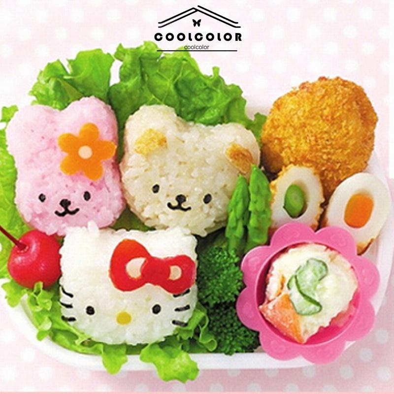 COD❤️Cetakan Nasi Bola Rice Mold Cetakan Nasi Dengan 3 Motif Lucu Bola Shake- cl