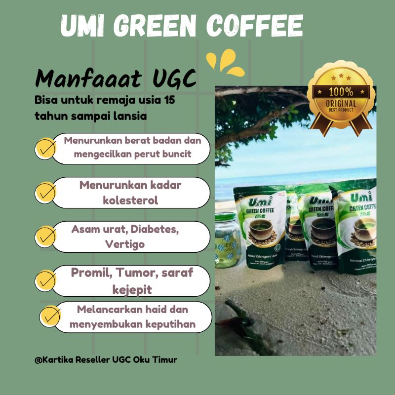 

UMI GREEN COFFEE 100% ORIGINAL