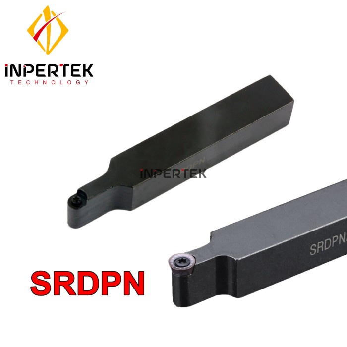 SRDPN 2020 08 Holder Bubut Insert RPMT Pahat Gagang Netral Luar Radius
