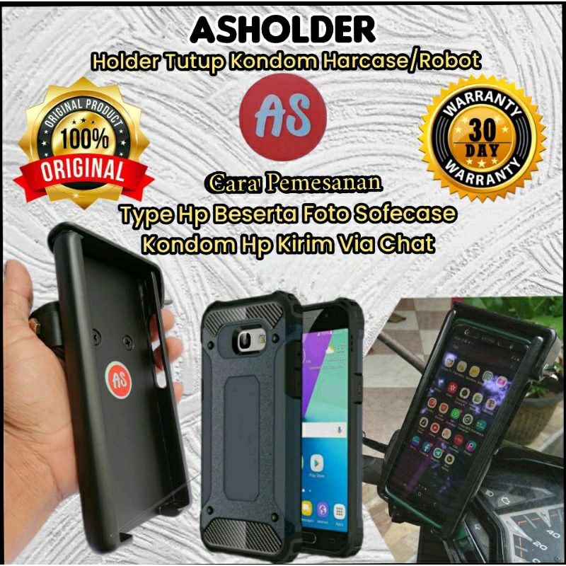 Holder Hp motor,AsHolder Tutup sofecase Tebal/Hp besar