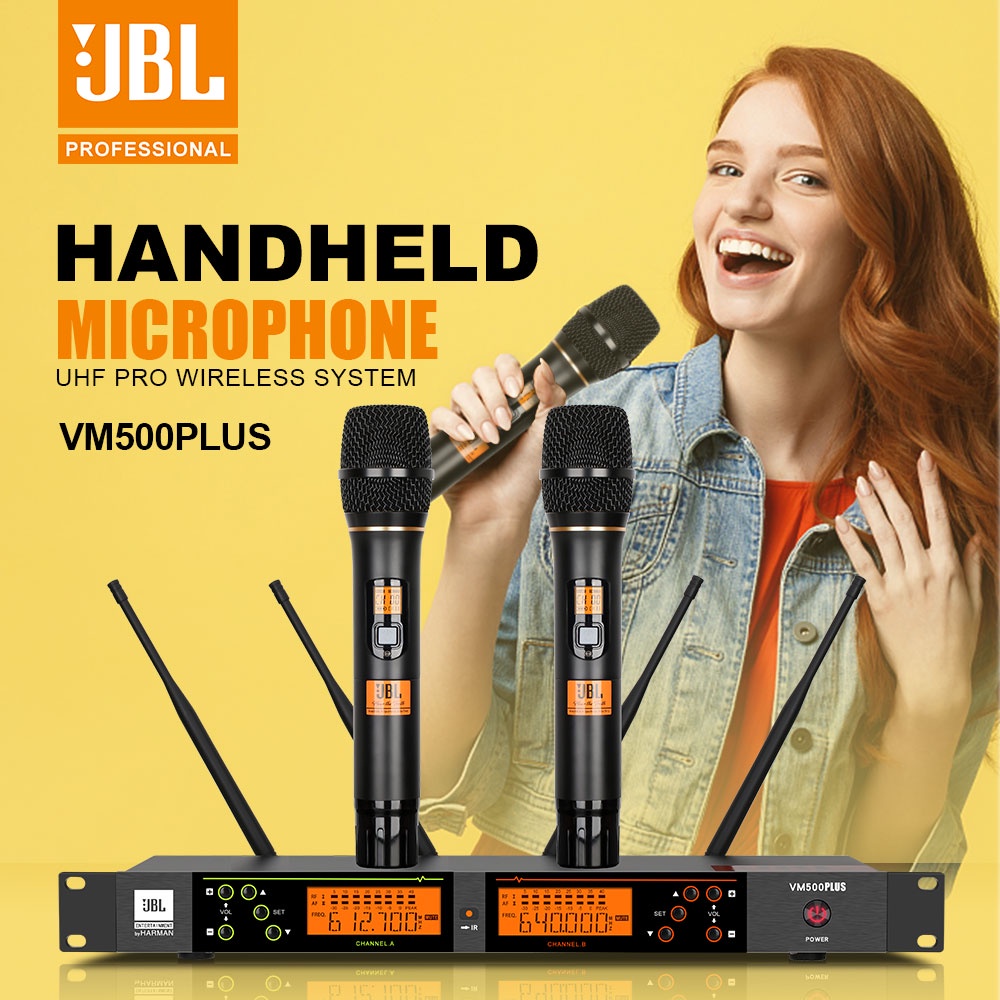 NEW BAXS VM500 PLUS Nirkabel Mikrofon genggam U -Section plus frekuensi satu dan dua anti -screams ktv home outdoor Performance k lagu mikrofon profesional/adegan pernikahan/pertemuan bisnis/acara kuil/karaoke