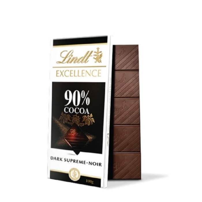 

Lindt 90% Cocoa Dark Supreme-Negro Chocolate Pck 100 Gr