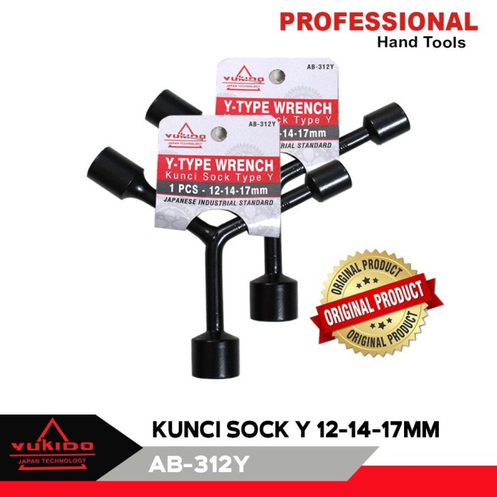 Kunci Sok Kunci Sock Y set HITAM 8 10 12 MM Berkualitas Kunci Y pendek