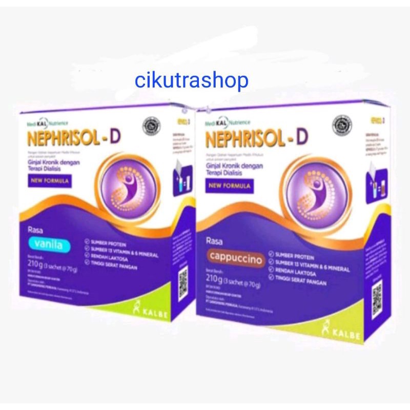 

Nephrisol D Vanila/Cappucino 210gr