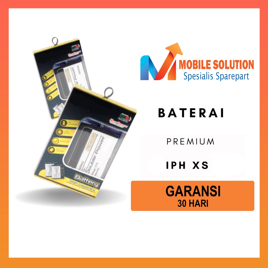 Grosir  Baterai Iphone XS Premium Garansi 1 Bulan + Packing