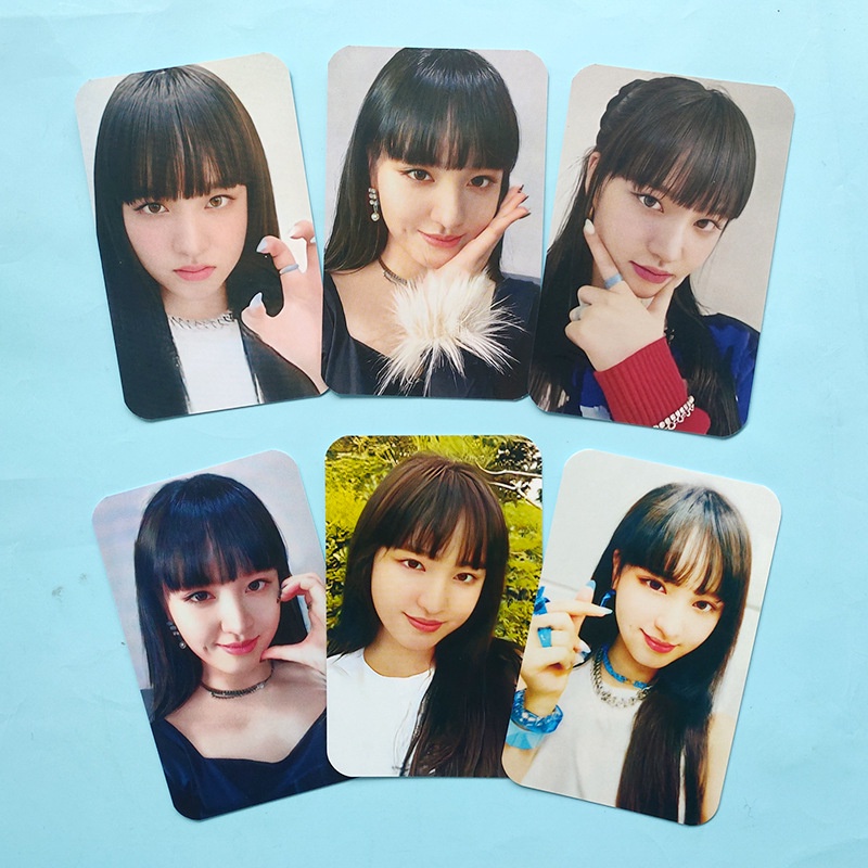 6pcs / set Kartu Foto Album WONYOUNG GAEUL YUJIN Ukuran Kecil