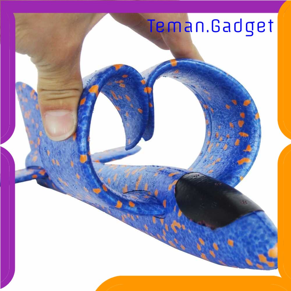 TG-MAN GOROCK Mainan Pesawat DIY Hand Throw Foam Aeroplane Flying Glider - TY0310