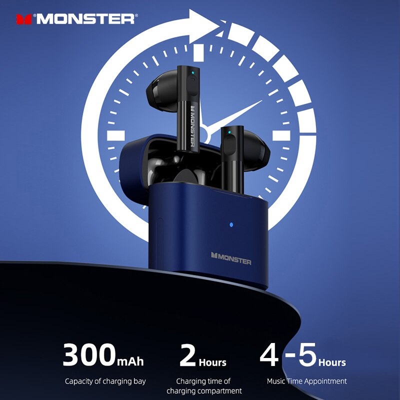 Monster XKT03 Wireless Bluetooth Earphone TWS Headset Earbuds