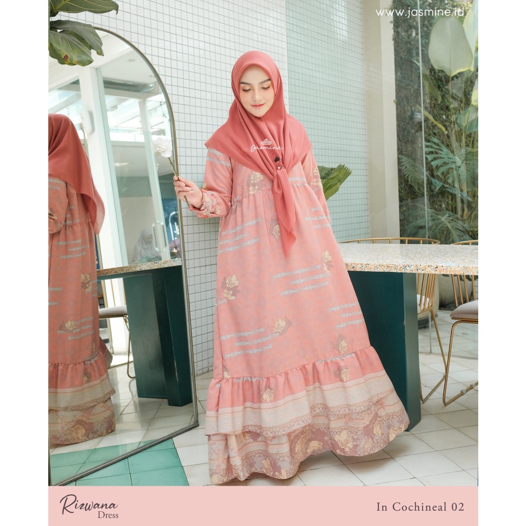 Rizwana Dress Gamis Jasmine by Lidia Hadiwinoto