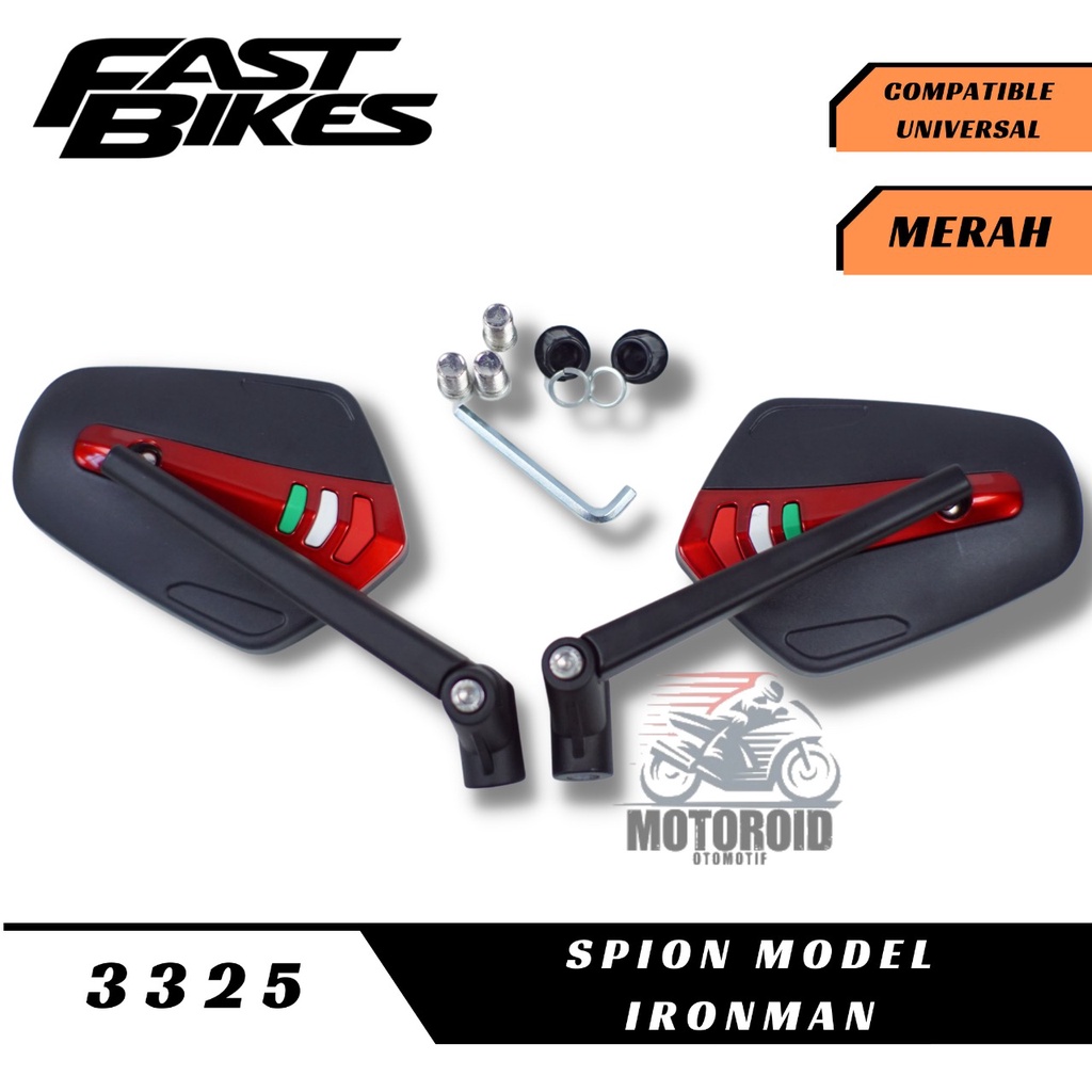 SPION MODEL IRONMAN DAUN ITALIAN DASI VESPA SPION UNIVERSAL