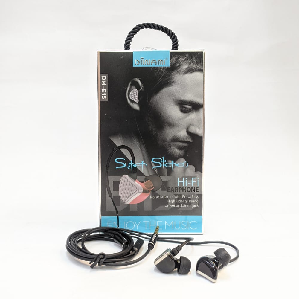 Headset Handsfree Diinami DM E15 Earphone DM-E15 Super Stereo