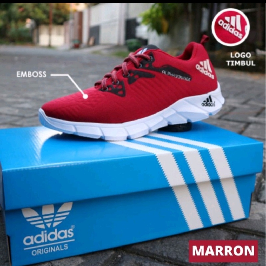 Sepatu Sneakers Pria Wanita Emboss - Sepatu Olahraga Korea Fashion Import Sport Shoes Casual sekolah