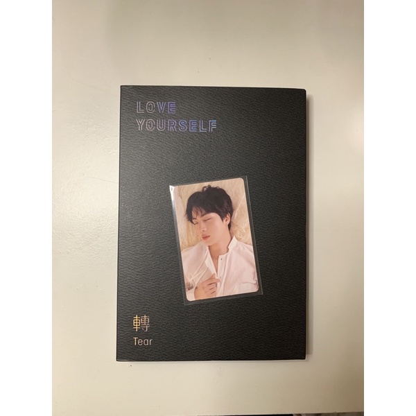 Photocard Jin BTS TEAR R pc photocard seokjin rebahan