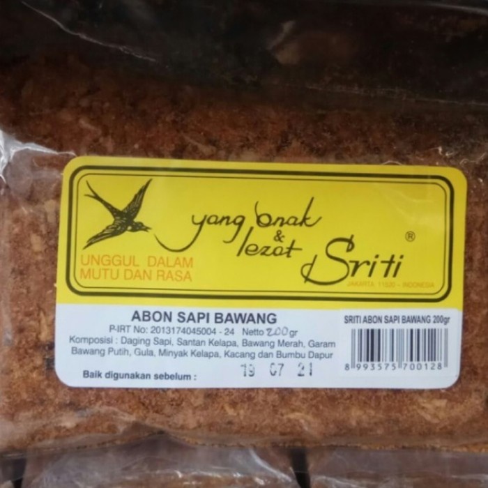 

sriti abon sapi bawang 200gr