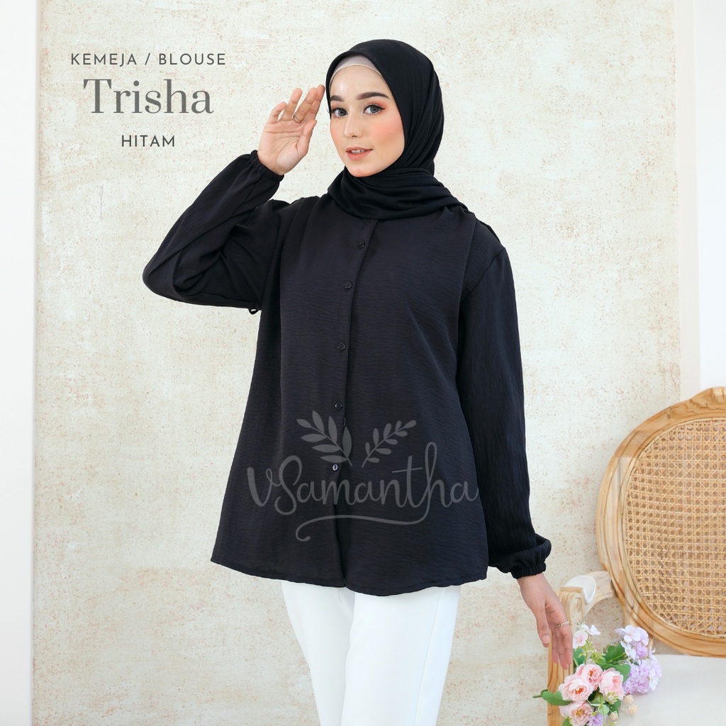 Blouse / Atasan Wanita / Kemeja Crinkle Airflow Trisha