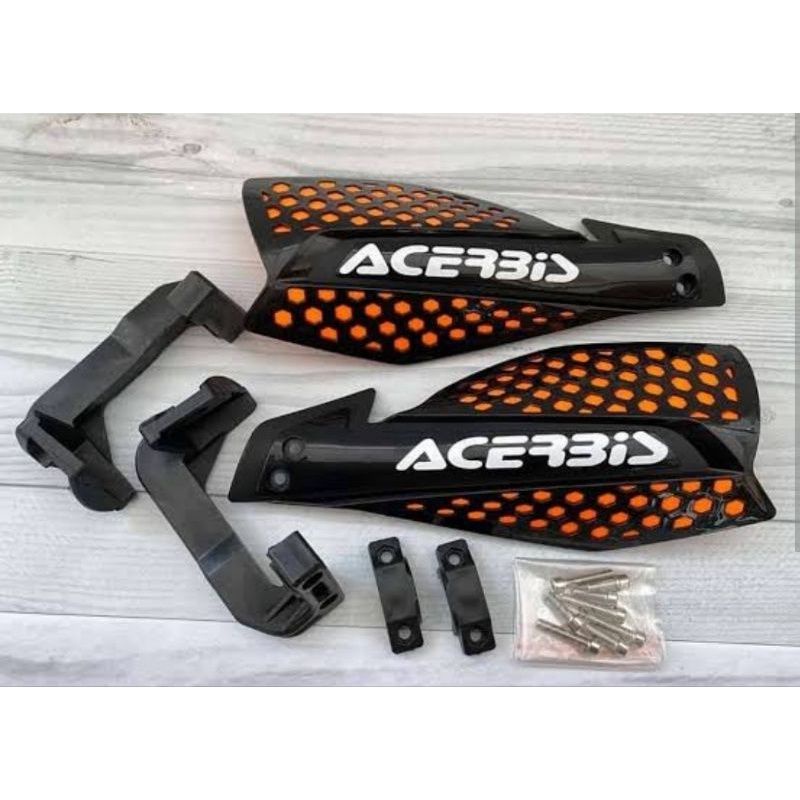 Handguard acerbis cover orange Hitam