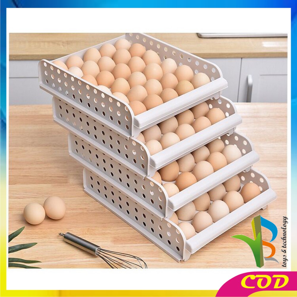 RB-C201 Rak Telur Egg Storage Box Organizer Kotak Telur Tempat Penyimpanan Telor 30 Sekat Impor