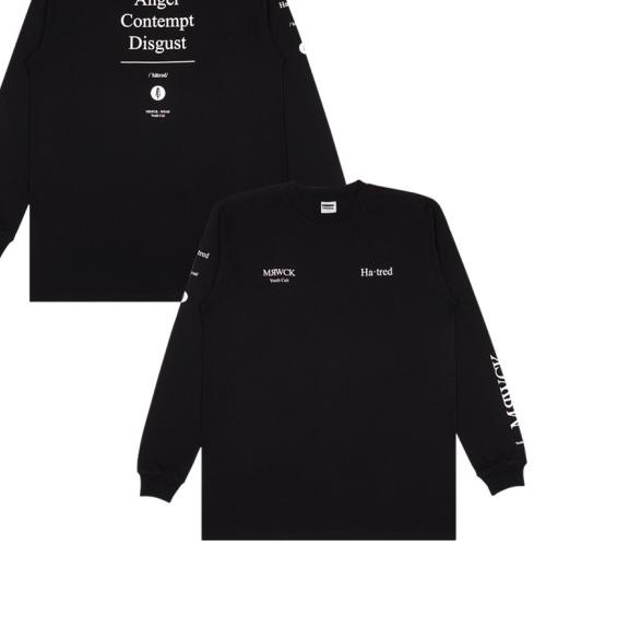 Morwick Kaos Lengan Panjang Anger Hitam - M