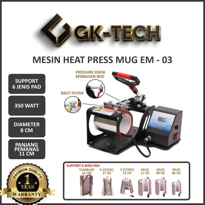 Mesin Press Mug - Mug Heat Press