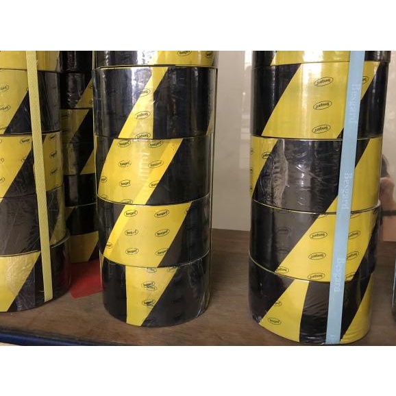 

Garis Pembatas/ Police Line Hitam Kuning ukuran 3”x300m