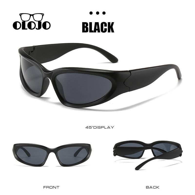 【COD】2023 Cyber Punk Kacamata Hitam Gaya Hip Hop