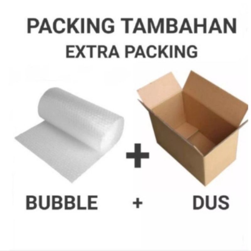 

packing tambahan extra buble wrap
