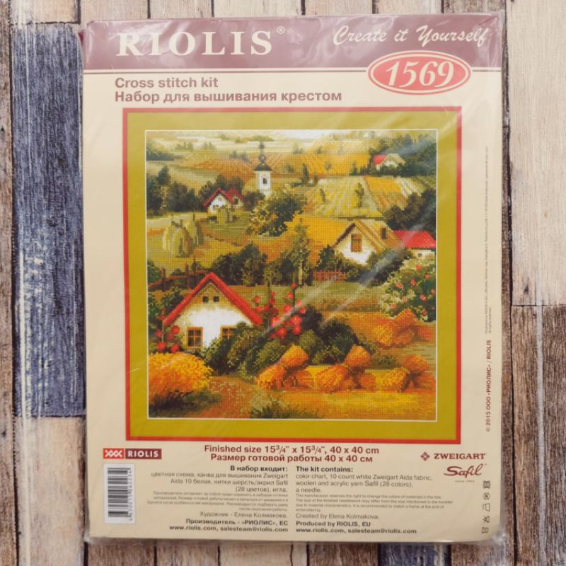 Paket Kristik Riolis 1569 Cross Stitch Kit Original