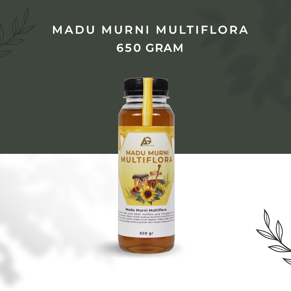 

Madu Murni Asli Multiflora Original Quality Pure Raw Honey 650gr