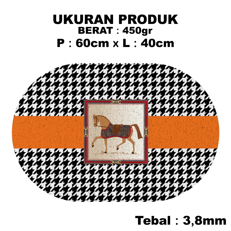 Keset Kaki Kamar Mandi Nyerap Air Anti Bakteri Premium Anti Slip Keset Batu Kamar Mandi motif lucu 2.8 RUMAHDESIGN-GZN-12-3.8