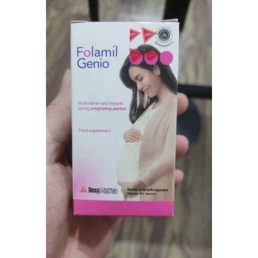 FOLAMIL GENIO isi 30 kapsul vitamin ibu hamil
